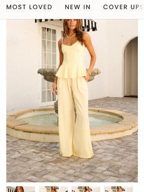 Blanco by nature, l, butter pant